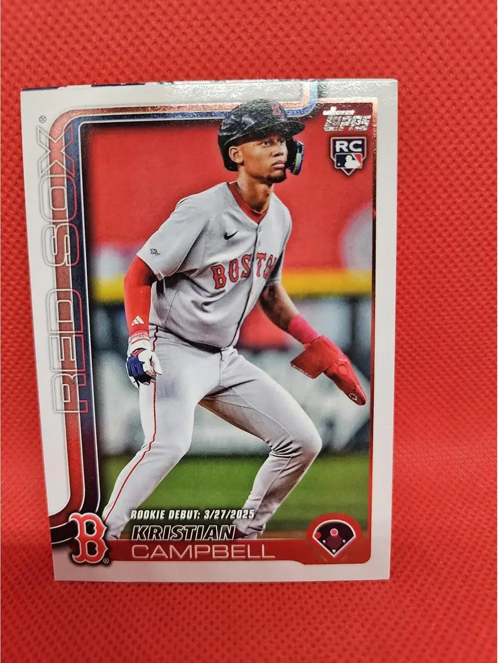 Kristian Campbell (RC)  2025 Topps Update Rookie  #US129 - Red Sox - RAW Mint